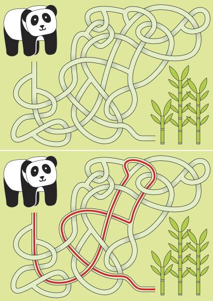 熊猫爬竹子游戏攻略（熊猫爬竹子躲避瓢虫游戏图片）